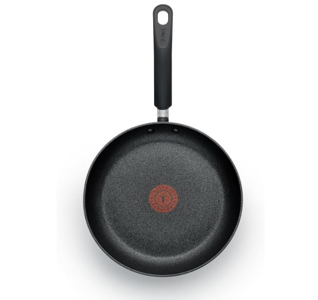 T-fal C4610263 Titanium Advanced Nonstick Thermo-Spot Heat Indicator Dishwasher Safe Cookware Fry Pan, 8-Inch, Black -