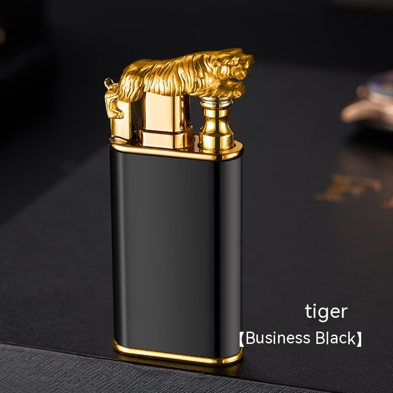 Blue Flame Double Fire Metal Lighter
