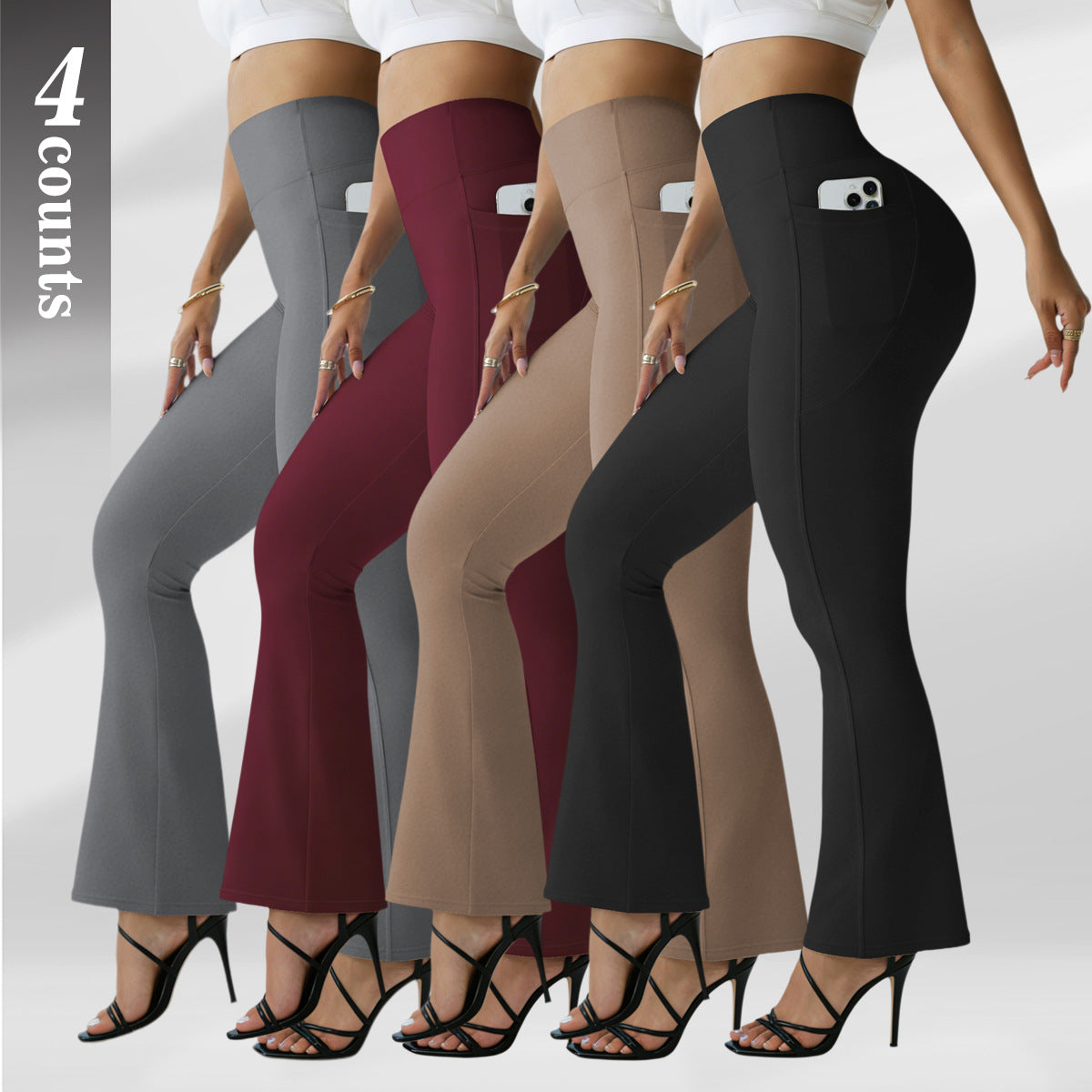 Women's Comfortable Slim-fit Stretchy Trousers