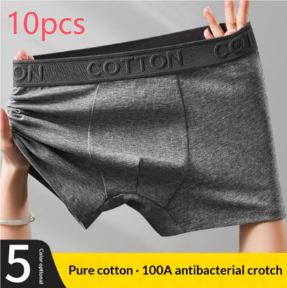 High-End Antibacterial Cotton Boxer Briefs For Men
