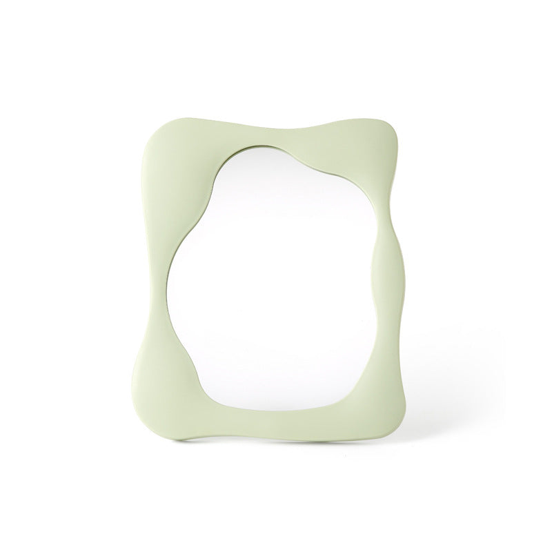 Simple Special-shaped Living Room Cosmetic Mirror Desktop Plastic