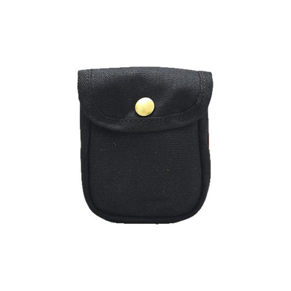 Retro Oil-Waxed Canvas Waist Bag For Men Mini Coin Purse