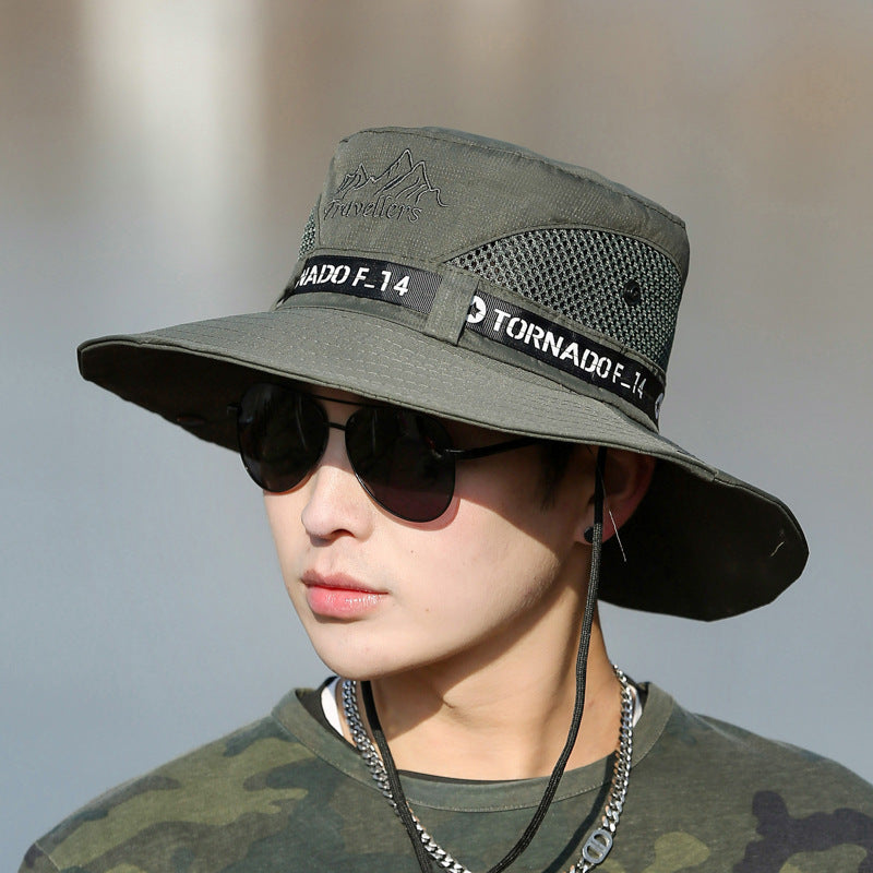 Men's Mountaineering Fishing Sunscreen Visor Hat