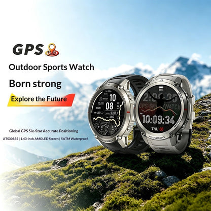 Smartwatch With Offline Maps, 5 ATM Water Resistance, And A Compass