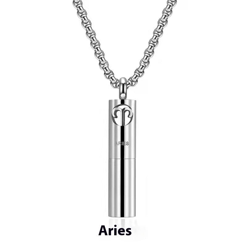 Stainless Steel Constellation Perfume Necklace