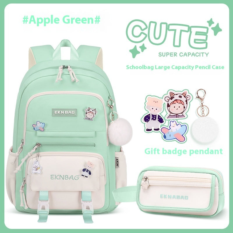 Student Children Schoolbag Girls Waterproof Backpack