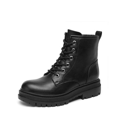 Women's Flat Lace Up Booties