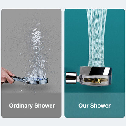 Turbo Propeller Shower Head Handheld High Pressure