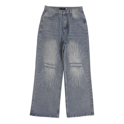 Fashion Holes Knee Jeans For Men