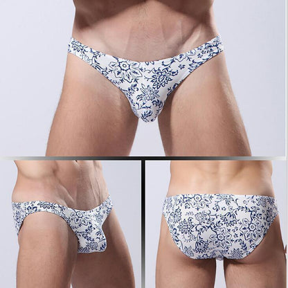 Men's Low Waist Cartoon Printing Panties
