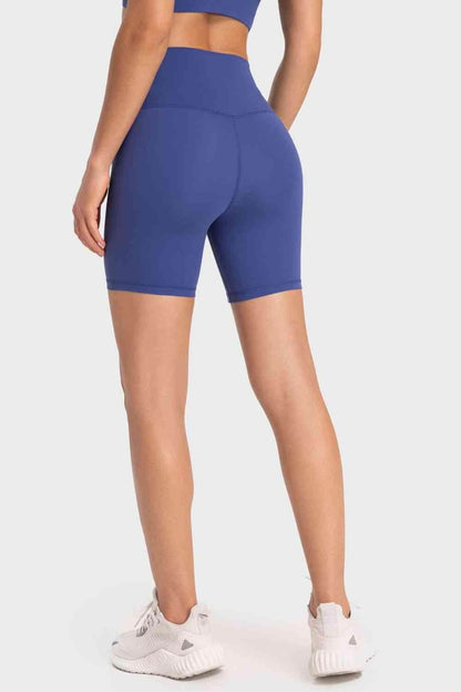Millennia Staying Cozy Wide Waistband Biker Shorts For Comfort