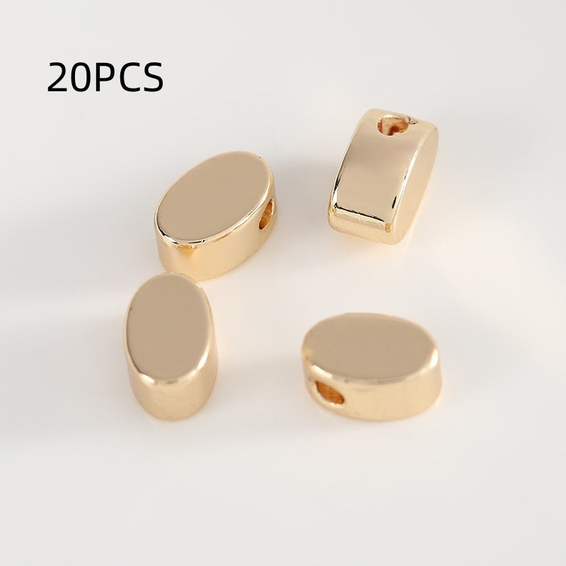 Copper Plated Gold Color Bead String