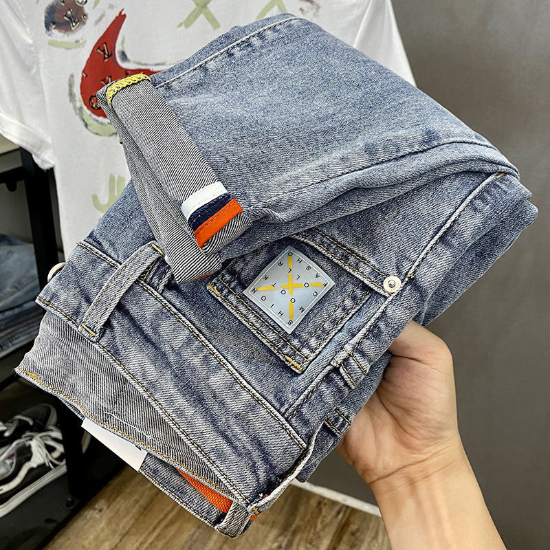 New Letter Printed Jeans For Men