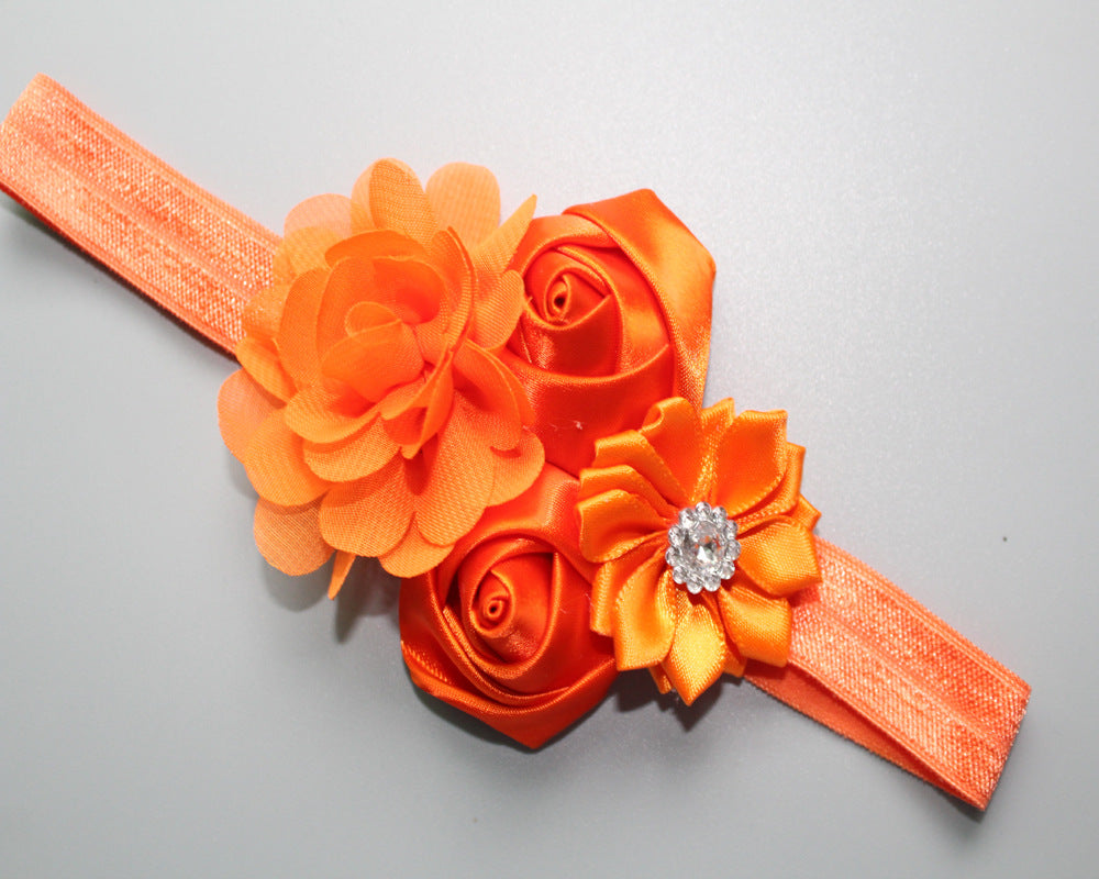 Children's Chiffon Rose Elastic Hair Band