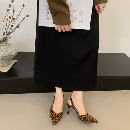 Women French Ruched Pleated Front Pointed Toe Slingback Kitten Heels, Soft Leather Backless Slip On Minimalist Casual Daily Dress Mule Pumps