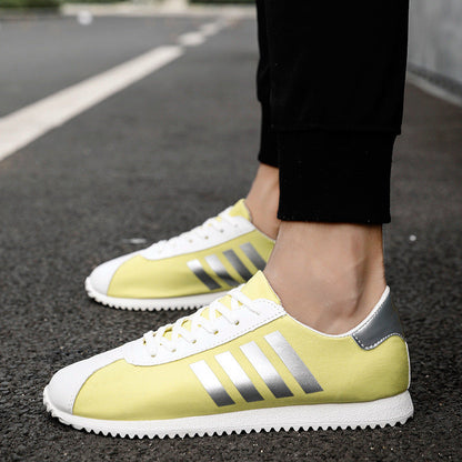 Autumn Canvas White Shoes Men's Canvas Sneakers