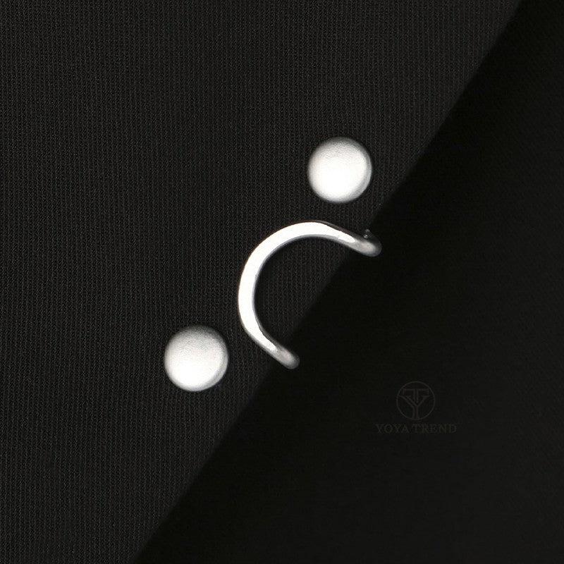 Men's Double Zip Punk Stud Blazer