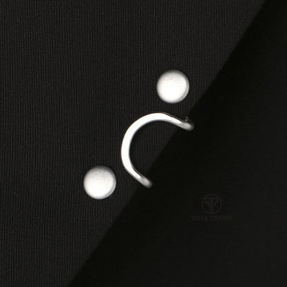 Men's Double Zip Punk Stud Blazer