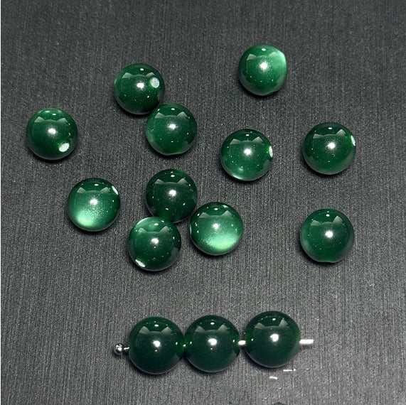 Resin Beads Cat Eye Round Beads Ornament