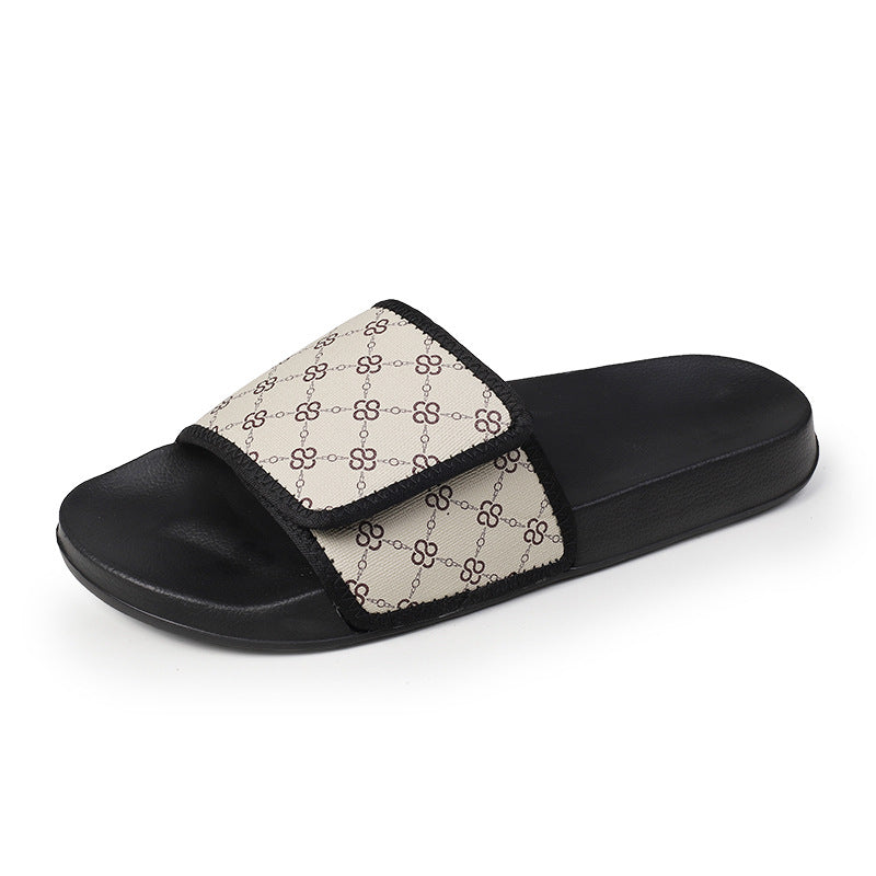 Cross-border Slippers Summer Outdoor Wear Niche High-grade Velcro Non-slip Beach Flip-flops Men
