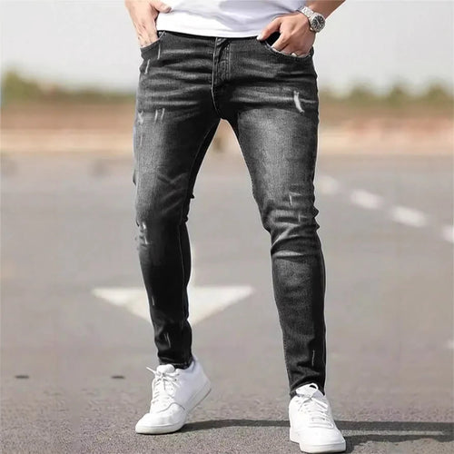 American-style Slim-fit Versatile Mens Skinny Jeans