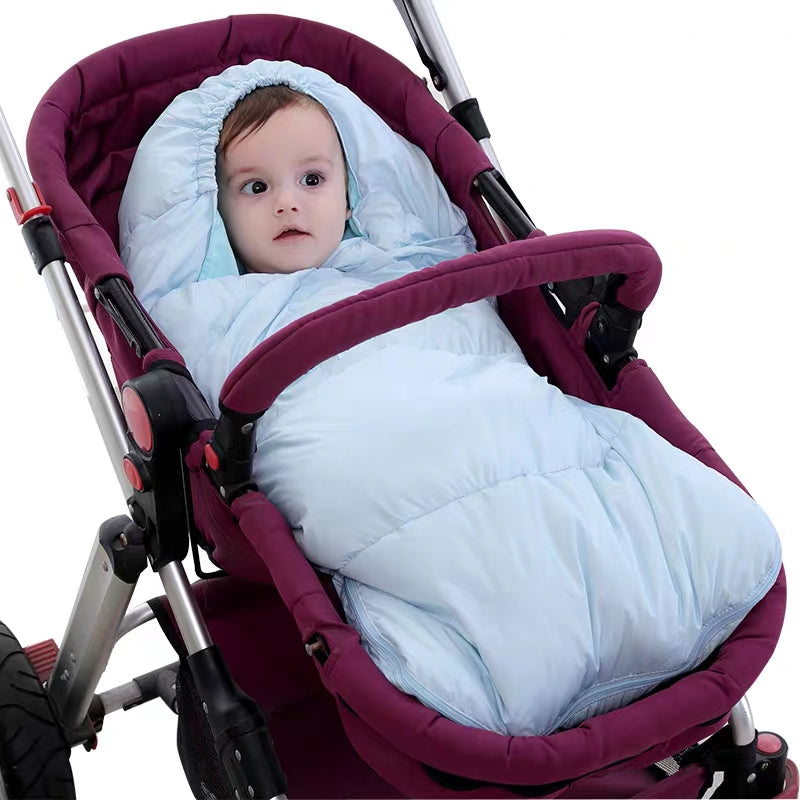 Warm And Kick-proof Padded Baby Sleeping Bag In Autumn And Winter