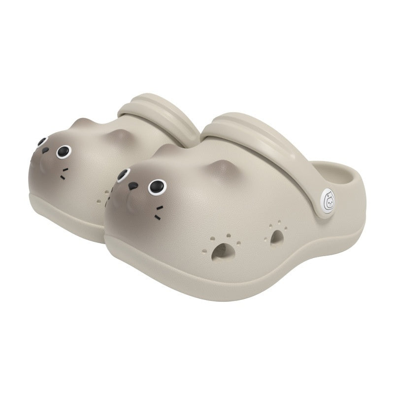 Children's Closed Toe Home Outdoor Slippers