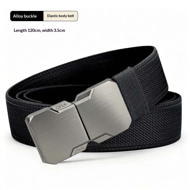 Mens Nylon Canvas Tactical Belt With Adjustable Buckle For Custom Fit