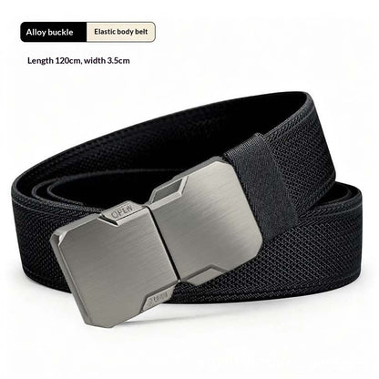 Mens Nylon Canvas Tactical Belt With Adjustable Buckle For Custom Fit