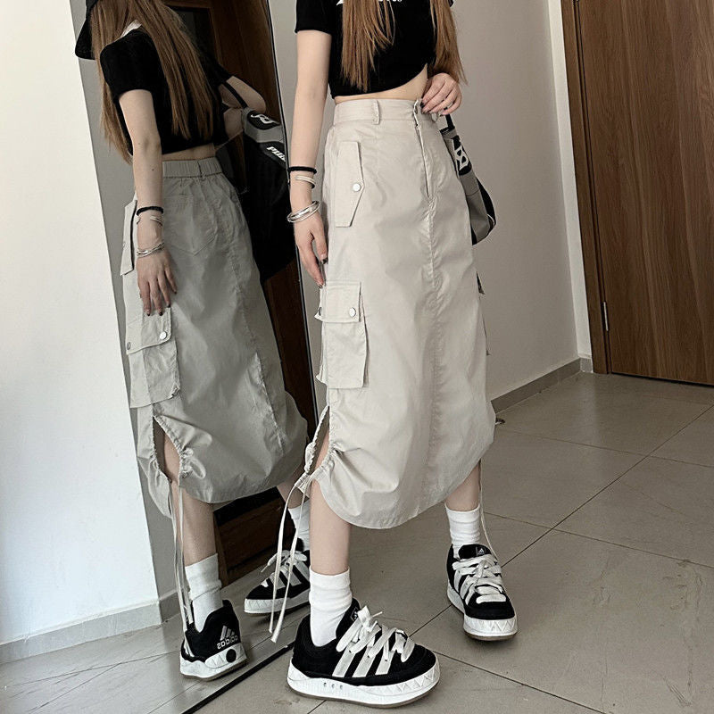 American Retro Suit Skirt Women