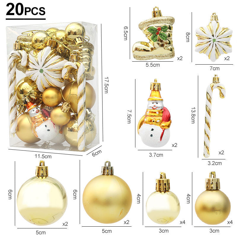 Christmas Tree Decorations Pendant Set