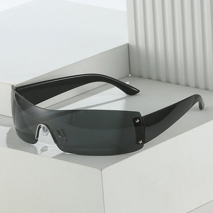 Personality Ins Siamese Glasses Fashion In Europe And America
