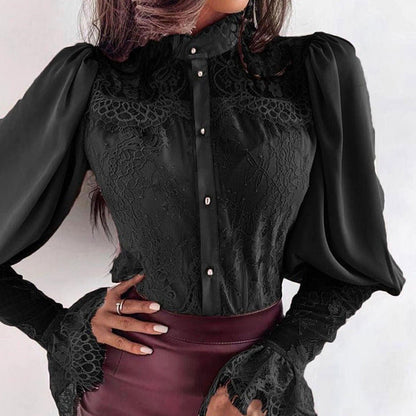 Sleeve Blouse Women Shirts Spring Fashion Ladies Shirt