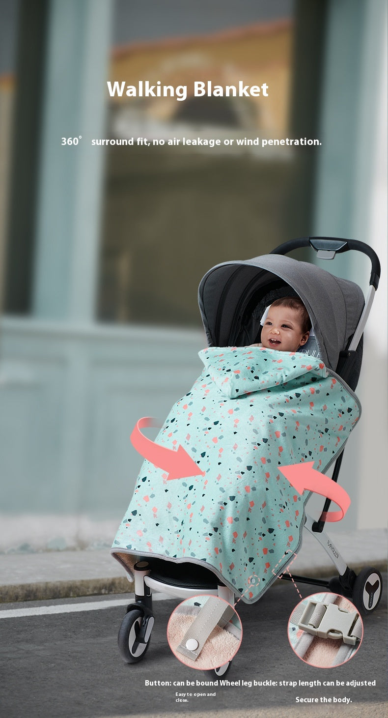 Baby Stroller Windproof And Warm Blanket
