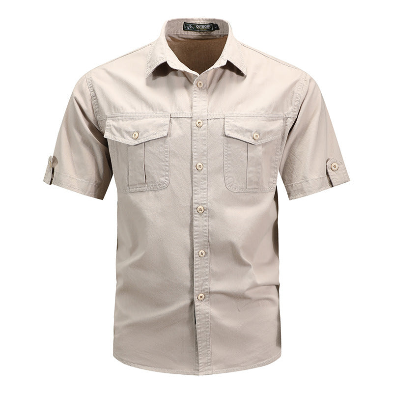 Men Short Sleeve High-end Shirt