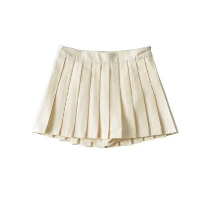 High Waist A-Line Skirt