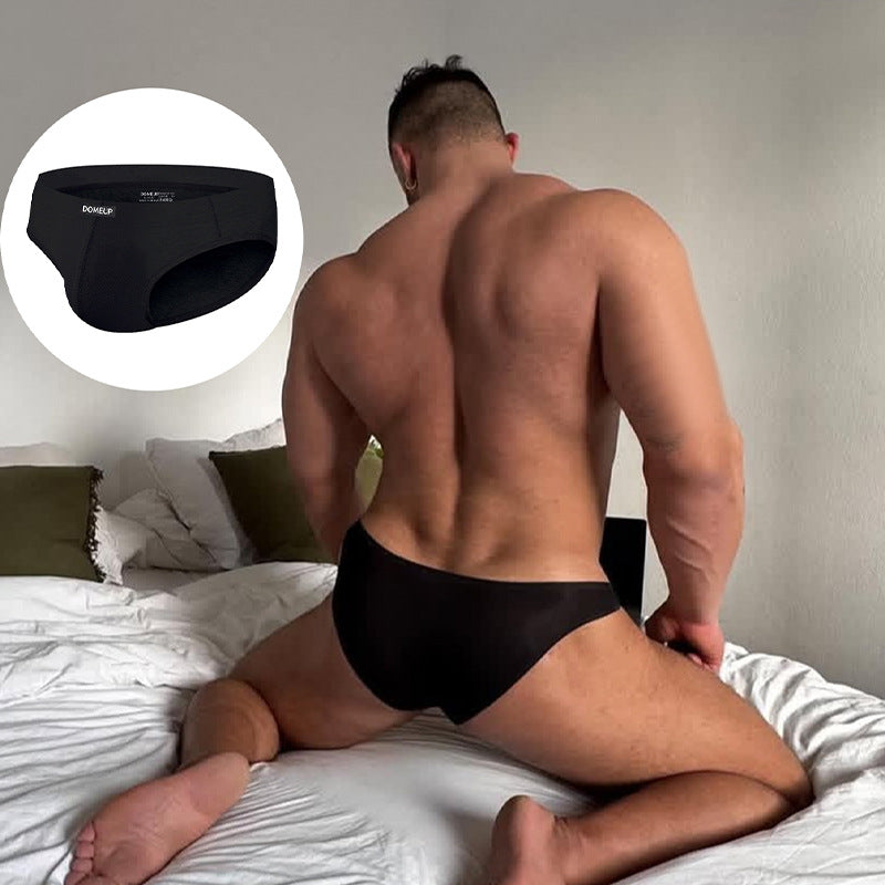 Men's Underwear Breathable Plus Size Solid Color Low Waist