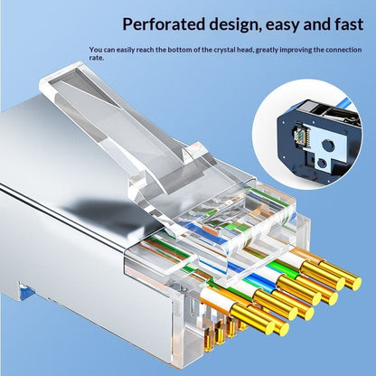Category 6 Gigabit Shielded RJ45 Plug Network Connector