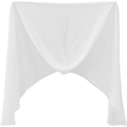 Pearl Chiffon Hooded Long Scarf Lightweight And Skin-friendly