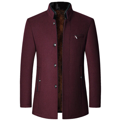 New Mens Casual Stand-collar Jacket