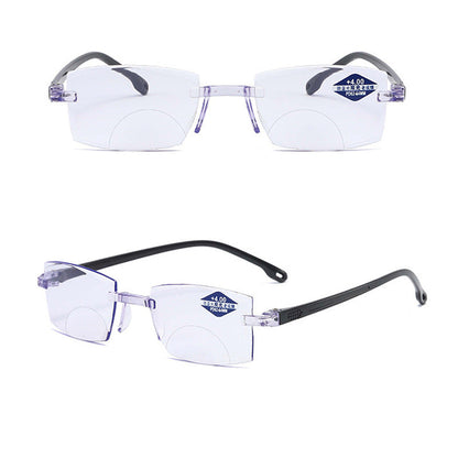 Diamond Cut Dual Light Blue Light Blocking Reading Glasses