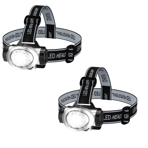 2-Pack: LED Headlamp with 4 Mode Settings