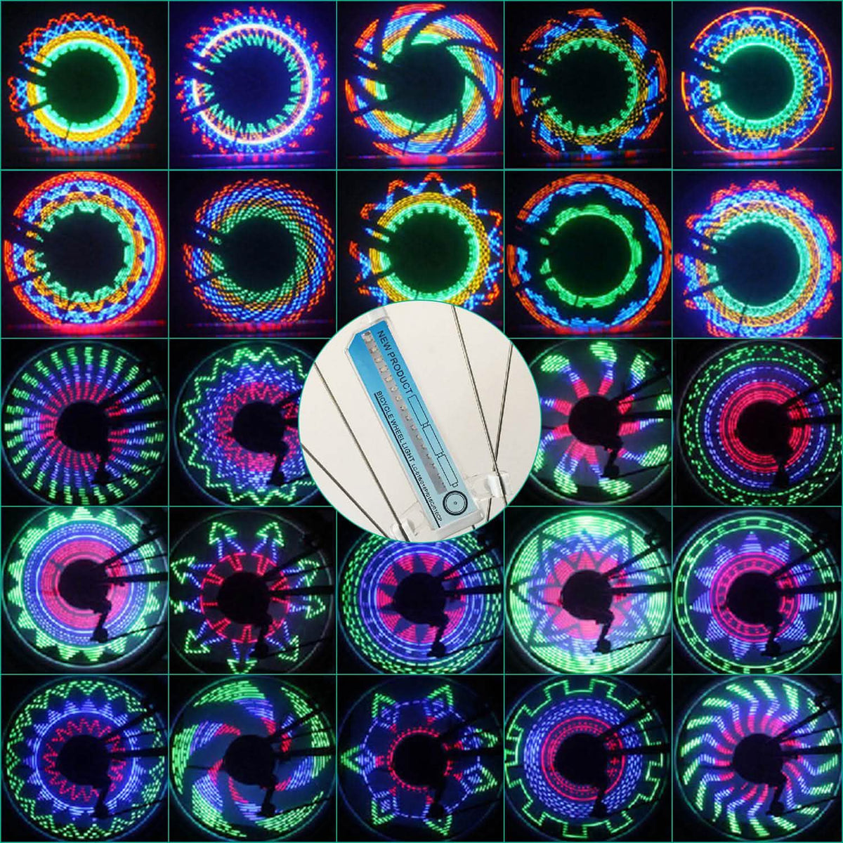 2-Piece: 32 LEDs Pattern Cycling Lights
