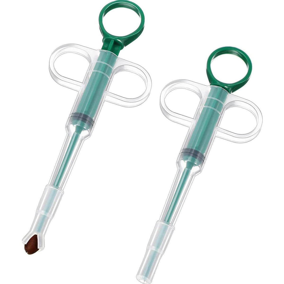 2-Piece: Pet Tablet Syringe Pusher