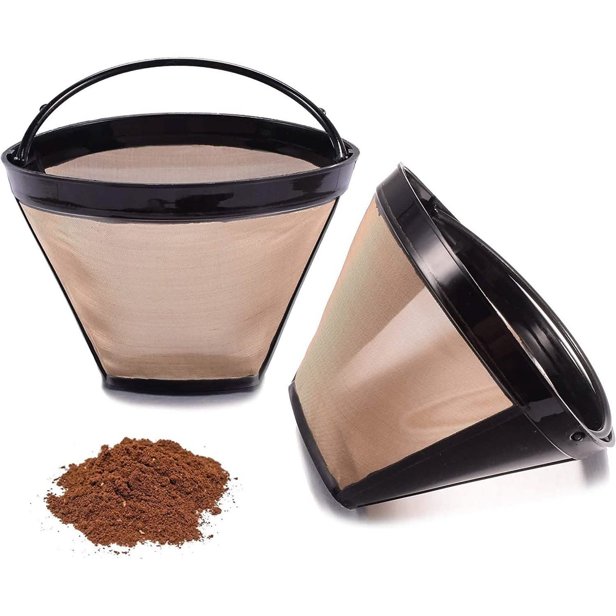 2-Piece: Reusable No.4 Cone Coffee Maker Filters