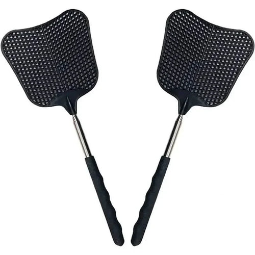 2-Pieces: Heavy Duty Telescopic Fly Swatter Set