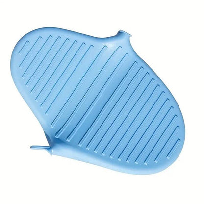2-Pieces: Silicone Oven Mitts and Pot Holders Set