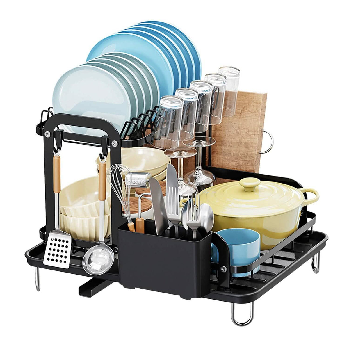 2-Tier Dish Drying Rack