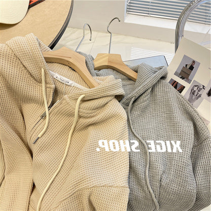 Wafffle Knit Hoodie