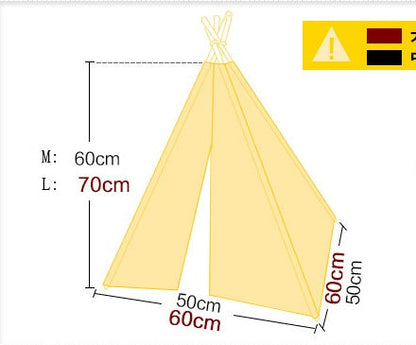 Small spotted tent cat kennel tent